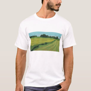 Green Countryside Landscape T-Shirt
