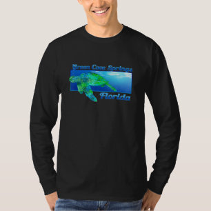 Green Cove Springs Florida Swimming Sea Turtle T-Shirt