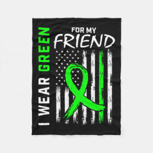 Green Cp Friend Kidney Disease Cerebral Palsy Awar Fleece Blanket