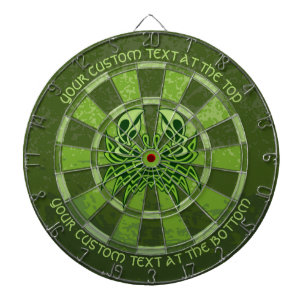 Green Crab Celtic Knot Dart Board
