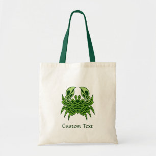 Green Crab Celtic Knot Tote Bag