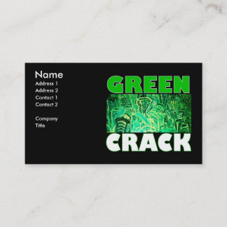 GREEN CRACK BUSINESS CARD