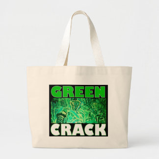GREEN CRACK LARGE TOTE BAG
