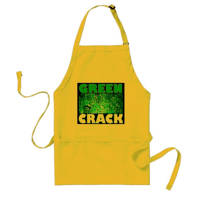 GREEN CRACK STANDARD APRON (Front)