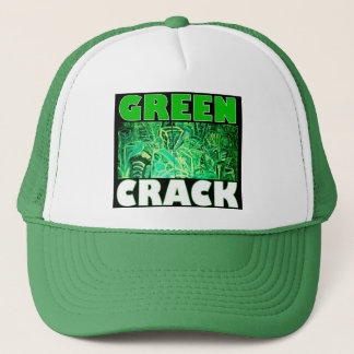 GREEN CRACK TRUCKER HAT