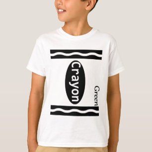 Green-crayon Halloween-costumes Kids Boys Girls Wo T-Shirt