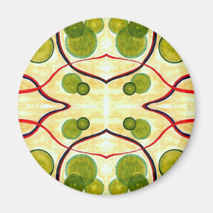 Green Cream Float Magnet