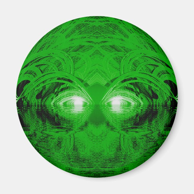Green Creature of the Lake Magnet (Front)
