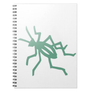 Green Cricket Spiral Notebook