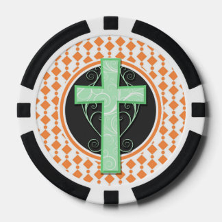 green cross.png poker chips