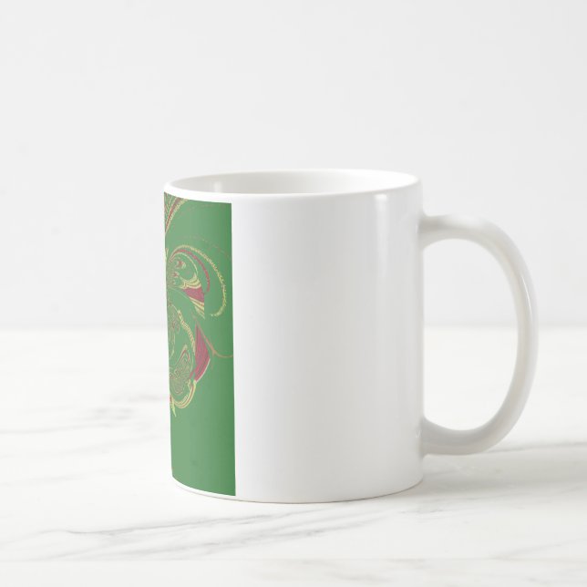 Green Crown Coffee Mug (Right)