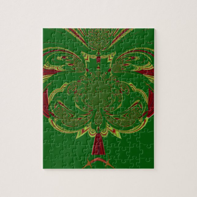 Green Crown Jigsaw Puzzle (Vertical)