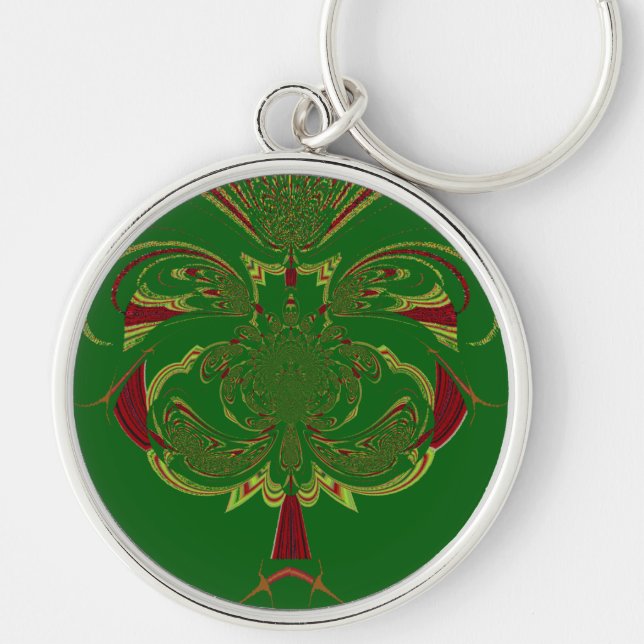 Green Crown Key Ring (Front)