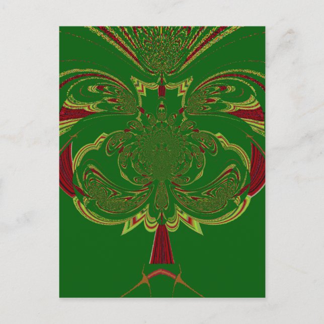 Green Crown Postcard (Front)