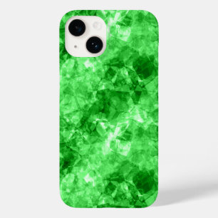 Green Crumpled Texture Case-Mate iPhone 14 Case