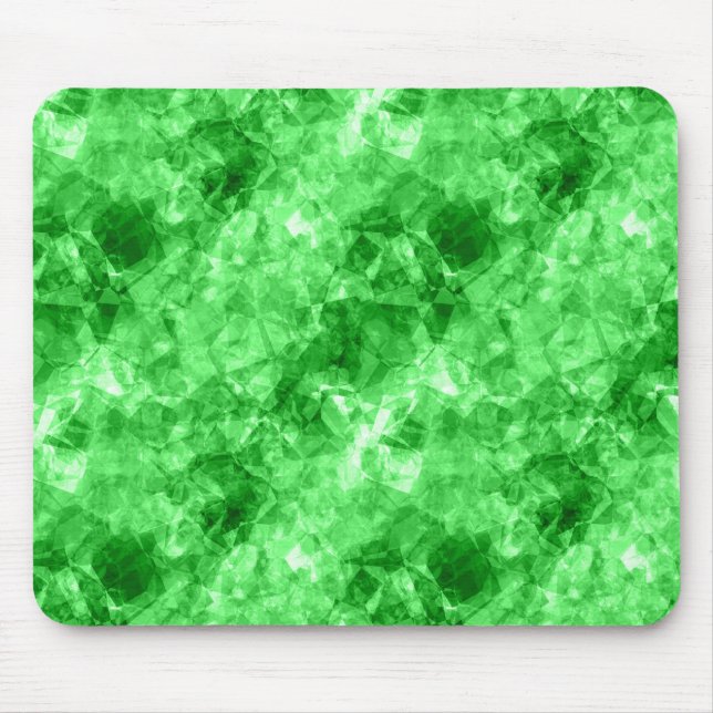 Green Crumpled Texture Mouse Pad (Front)