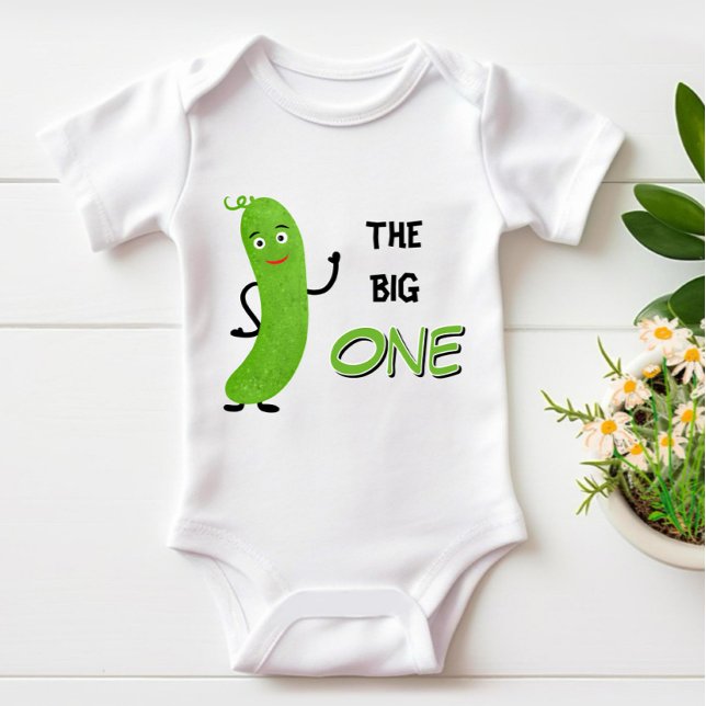 Green cucumber baby bodysuit (Creator Uploaded)