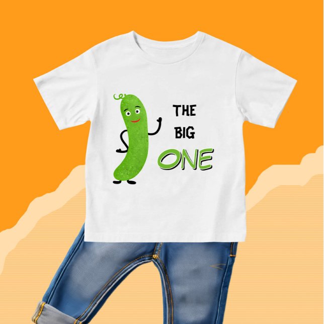 Green cucumber baby T-Shirt (Creator Uploaded)