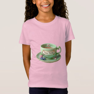 Green Cup, Raspberry, and Blueberry T-Shirt