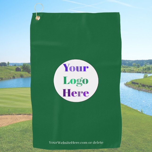 Green Custom Golf Towels With Logo No Minimum (Creator Uploaded)