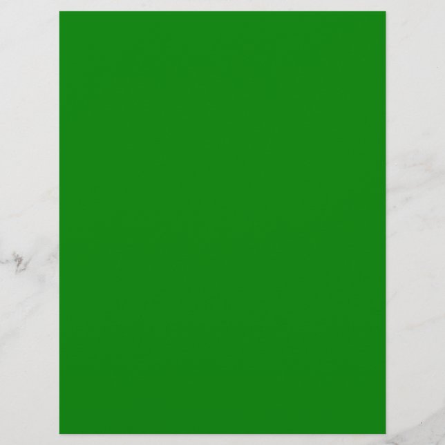 Green Custom Letterhead (Front)