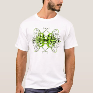 Green Custom Tribal Tattoo Design T-Shirt