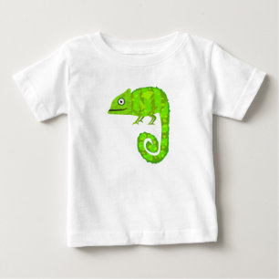 Green cute chameleon baby T-Shirt