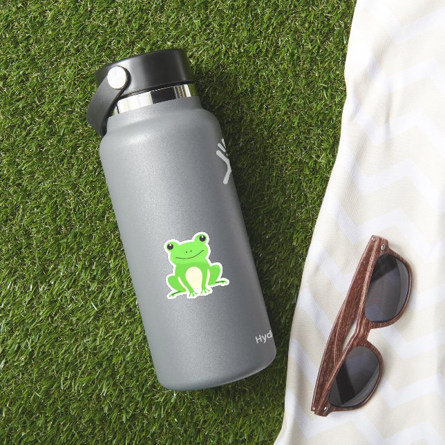 Green Cute Frog (HydroFlask Insitu)