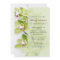 Green Cymbidium Orchid Retirement Invitation
