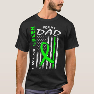 Green Dad Kidney Disease Cerebral Palsy Awareness  T-Shirt