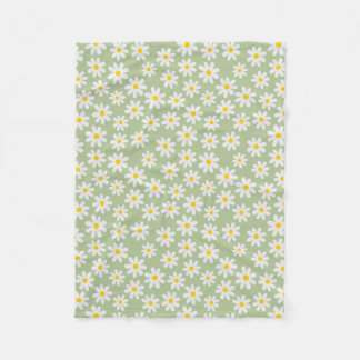 Green Daisy Blanket