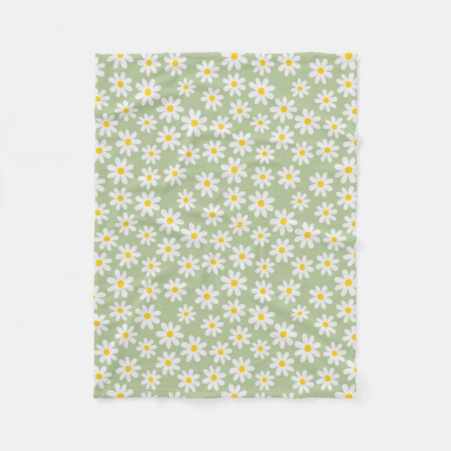 Green Daisy Blanket (Front)