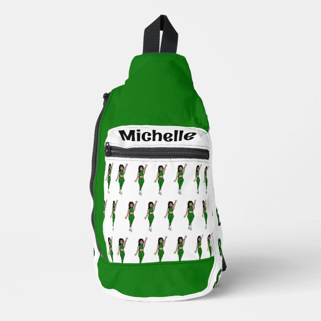 Green Dancer Sling Bag #2 (Front)