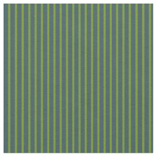 Green & Dark Slate Grey Coloured Lines Fabric