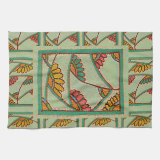 Green Dash Kitchen Towel