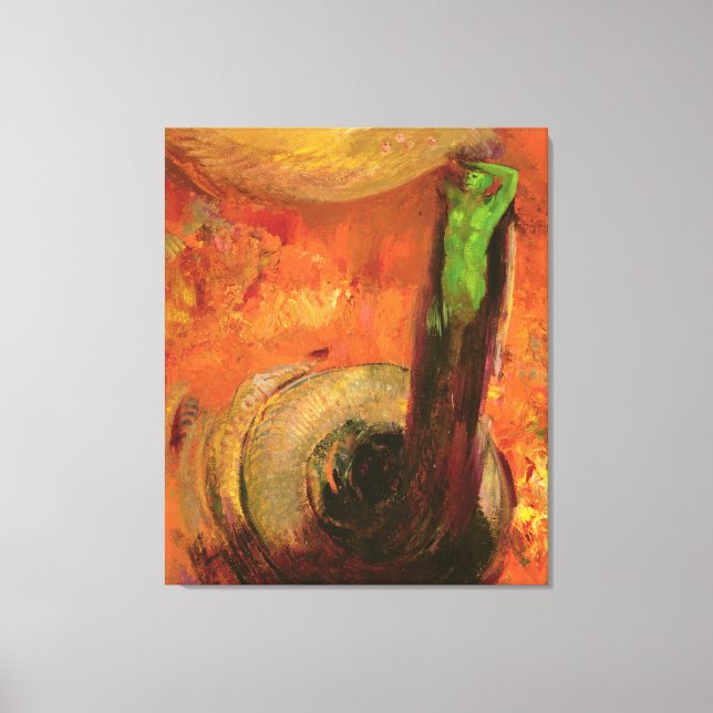 Green Death Canvas Print (Front)