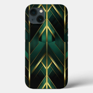 Green Deco iPhone 13 Case