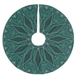 Green Decorative Christmas Tree Skirt