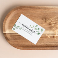 Green Delight Eucalyptus Wedding Website
