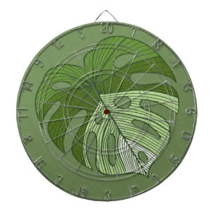 Green Denim Dartboard