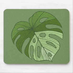 Green Denim Mouse Pad