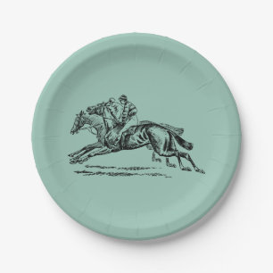 GREEN DERBY Paper Plate