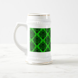 Green design beer stein