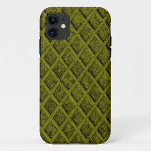 Green diamond rust metal iPhone 11 case