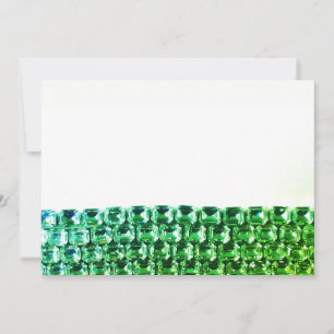 green diamonds Rhinestones