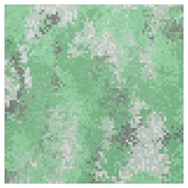 Green Digi Camo Fabric (Swatch)