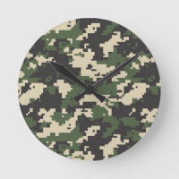 Green Digital Camouflage Pattern