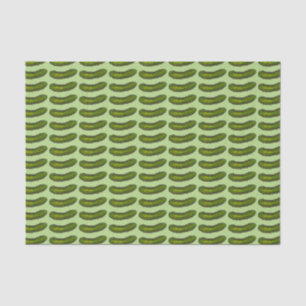 Green Dill Pickle Kosher Deli Sour Pickles Foodie Tissue Paper