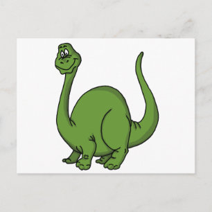 Green Dino Postcard