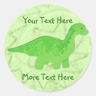 Green Dino Stickers